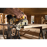 FLEXVOLT 60-Volt MAX Lithium-Ion Cordless Brushless 7-1/4 in. Circular Saw with (2) Batteries 2Ah and Bonus Battery 2Ah - Super Arbor