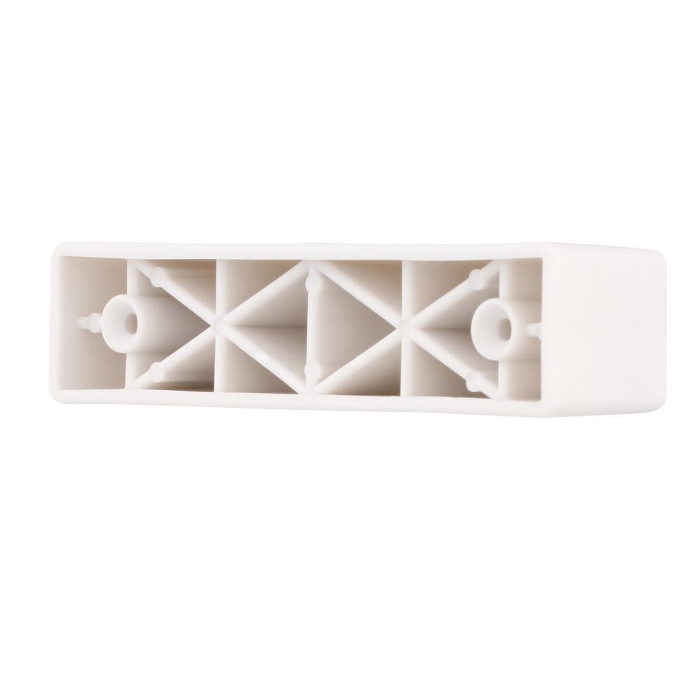 Plastic Mounting Block in White - Super Arbor