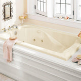 Cadet 60 in. x 42 in. Reversible Whirlpool Tub in White - Super Arbor