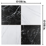 Merola Tile Merzoni Checker Ruzzini 17-7/8 in. x 17-7/8 in. Porcelain Floor and Wall Tile (13.5 sq. ft./Case)