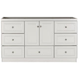 Ultraline 42 in. W x 21 in. D x 34.5 in. H Vanity Cabinet Only in Natural Alder - Super Arbor