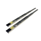 16 in. Push to Open Side Mount Full Extension Ball Bearing Drawer Slide with Installation Screws (1-Pair) - Super Arbor