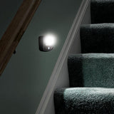 Outdoor 35 Lumen Battery Powered Motion Activated Integrated LED Step/Deck/Stair Light, Brown (2-Pack) - Super Arbor