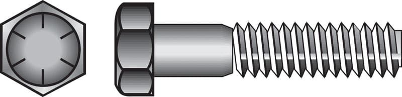 Hillman 3/8 in. Diameter x 4 in. Length Grade 8 Heat-Treated Steel Hex Head Cap Screw, 50-Pack
