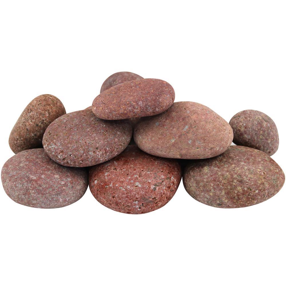 3 in. to 5 in. 30 lb. Rosa Mexican Beach Pebble - Super Arbor