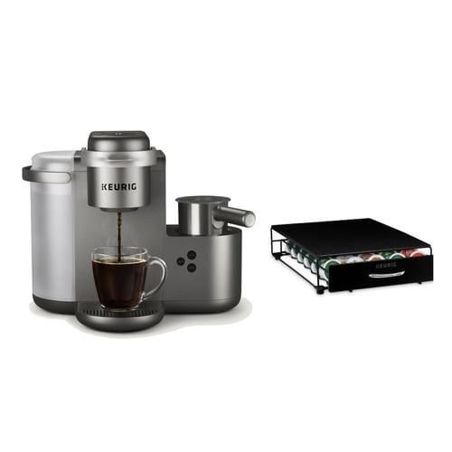 Keurig K-Cafe Brushed Silver Programmable Single-Serve Coffee Maker