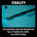 15.5 in. Small Interlocking Tool Box - Super Arbor
