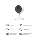 C1C 1080p Wireless Indoor WiFi Security Camera w/Motion Detection Zones Full Duplex 2-Way Audio 40ft. Super Night Vision - Super Arbor