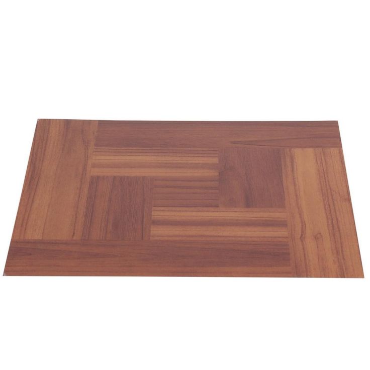 TrafficMASTER Red Oak Parquet 12 in. x 12 in. Peel and Stick Vinyl Tile Flooring (30 sq. ft. / case)