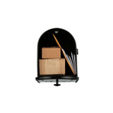 Edwards Large, Steel, Post Mount Mailbox, Black - Super Arbor