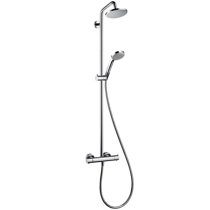 4-spray 5.375 in. Dual Shower Head and Handheld Shower Head in Chrome