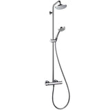 4-spray 5.375 in. Dual Shower Head and Handheld Shower Head in Chrome