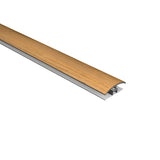 CALI New Horizon Teak 0.53-in T x 1.26-in W x 72.8-in L Vinyl T-moulding
