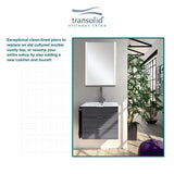 Juliette 49 in. W x 22 in. D Vitreous China Vanity Top in White with Single Faucet Hole - Super Arbor