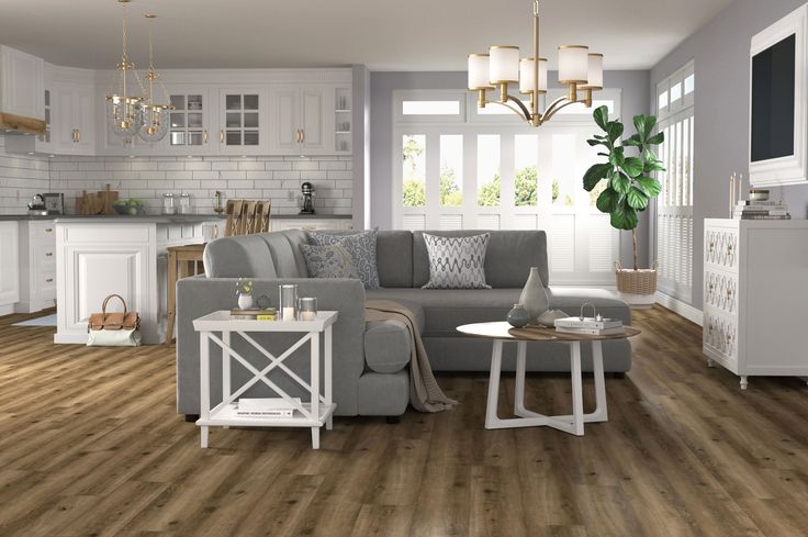 Style Selections Warm Honey Oak 12-mil x 7-in W x 48-in L Water Resistant Interlocking Luxury Vinyl Plank Flooring