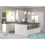 Shaker Assembled 24 in. x 94.5 in. x 24 in. Pantry Cabinet with Four Inner Drawers in Vanilla White - Super Arbor
