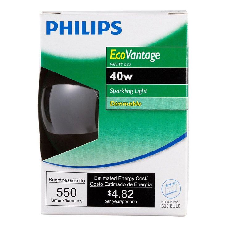 Philips 60-Watt Equivalent G25 Halogen Clear Globe Light Bulb (12-Pack)