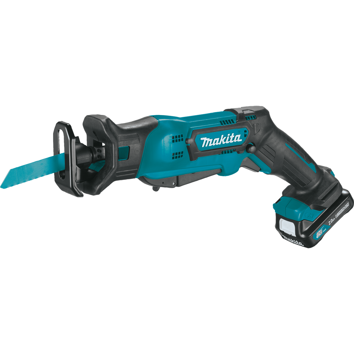 Makita 12V max CXT Lithium‑Ion Cordless Reciprocating Saw Kit (RJ03R1)
