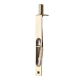 Flush Bolt in Satin Nickel - Super Arbor