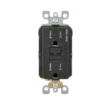 15 Amp 125-Volt Duplex Self-Test SmartlockPro Tamper Resistant AFCI/GFCI Dual Function Outlet, White - Super Arbor