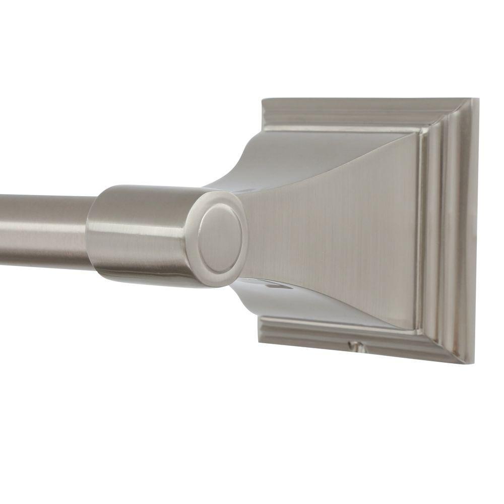 Leonard Collection 4-Piece Bathroom Hardware Kit in Satin Nickel - Super Arbor