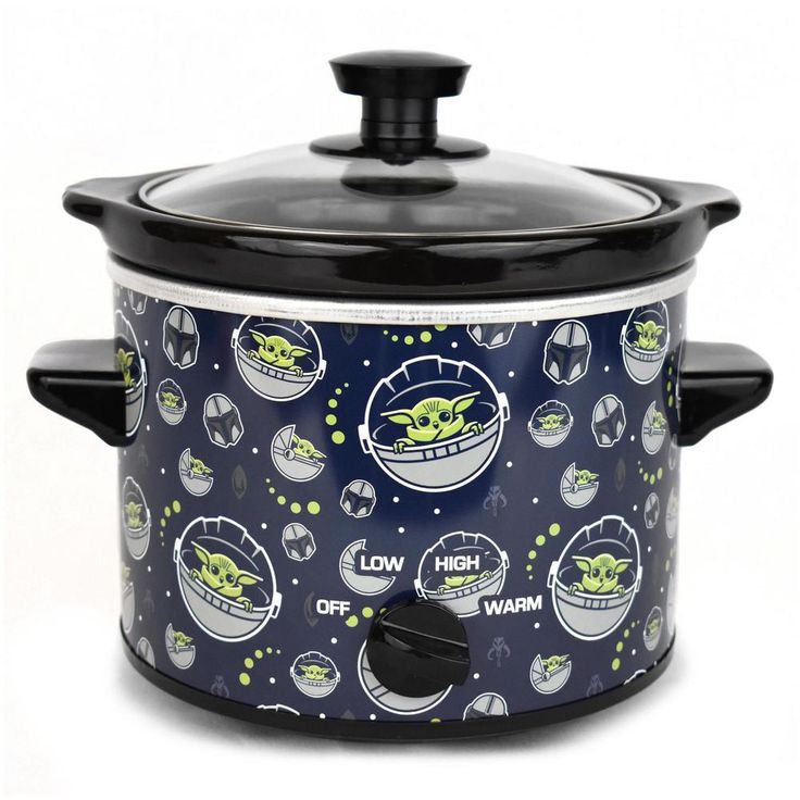 Star Wars The Mandalorian 2 Qt Navy Blue Slow Cooker