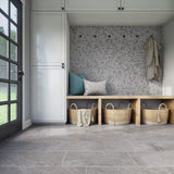 Harbor Gray 10-in x 11-in Matte Ceramic Hexagon Stone Look Floor and Wall Tile (0.83-sq. ft/ Piece)