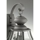 New Haven Collection 3-Light Outdoor Black Post Lamp