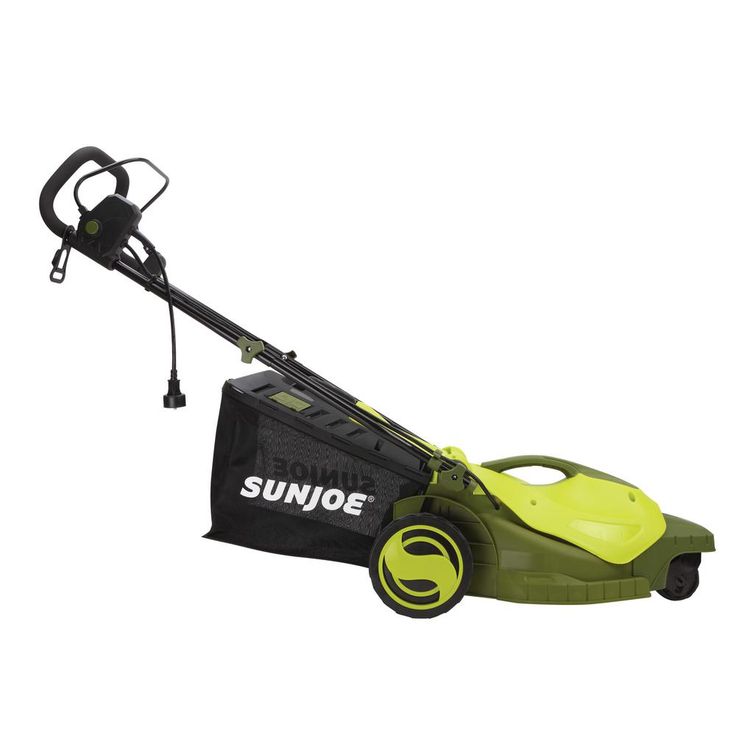 Sun Joe 16 in. 12 Amp 360-degree 3-Wheel Corded Electric Walk-Behind Push Lawn Mower