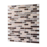 Como Crema 12 in. W x 12 in. H Peel and Stick Decorative Mosaic Wall Tile Backsplash (10-Tiles) - Super Arbor