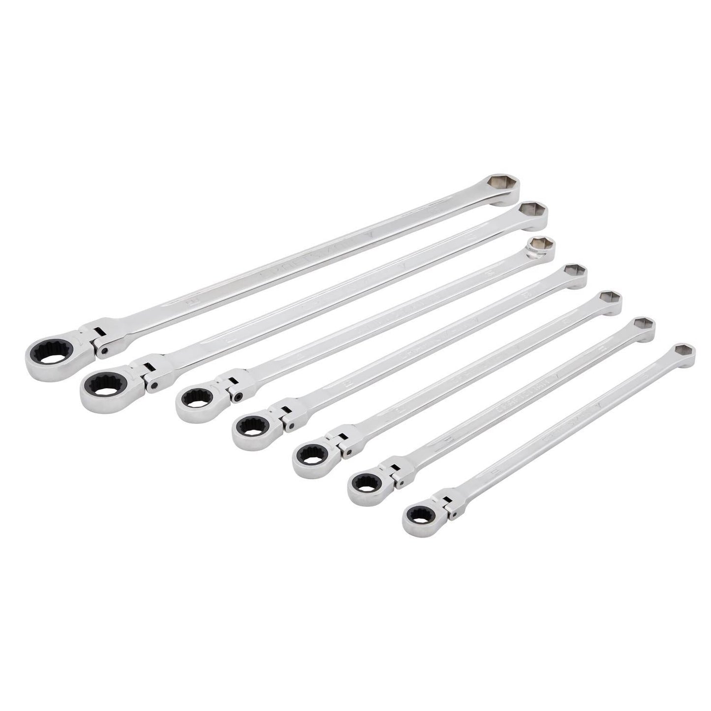 Craftsman V-Series SAE Extra Long Flex Head Box Wrench Set, 7 pc