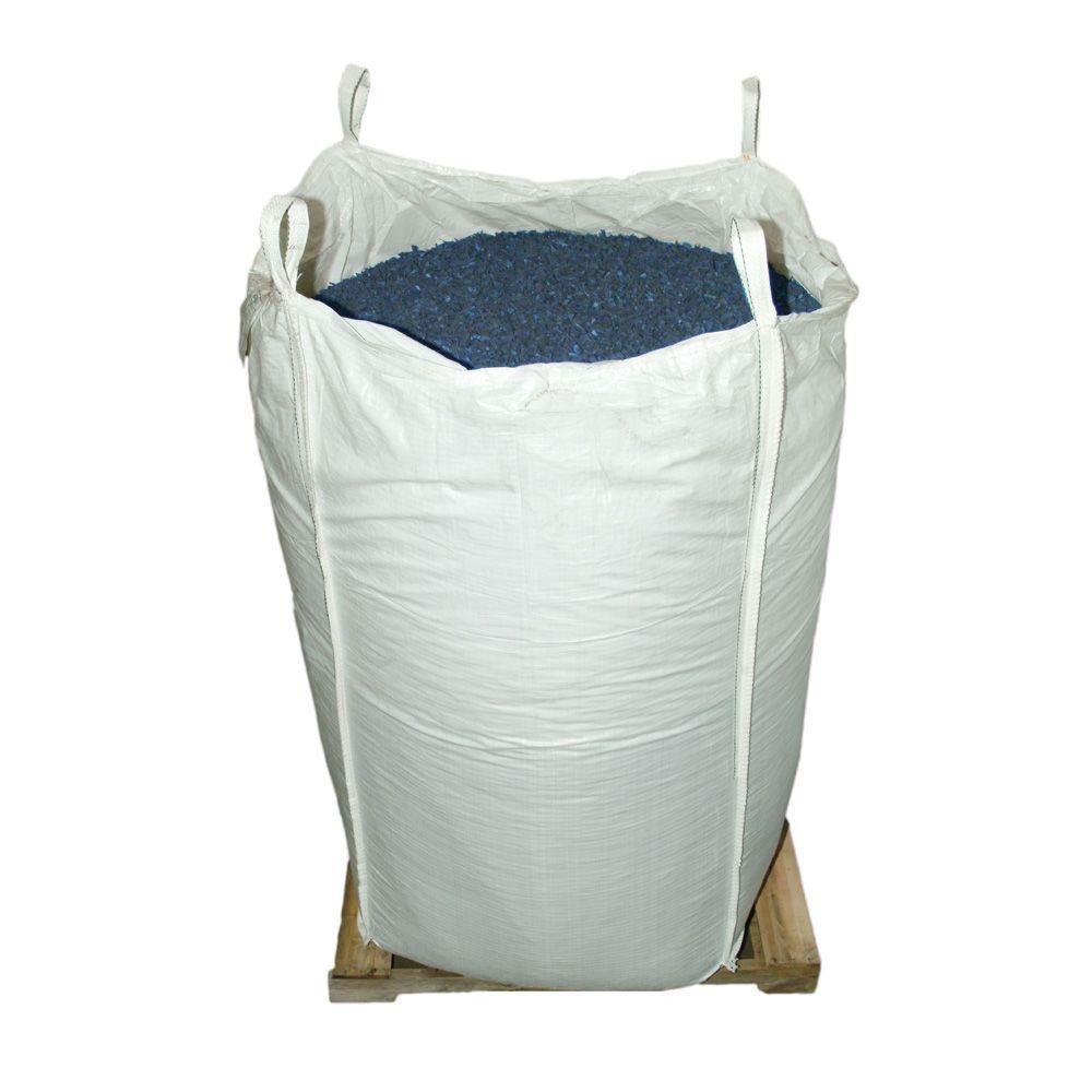 38.5 cu. ft. Blue Rubber Mulch - Super Arbor