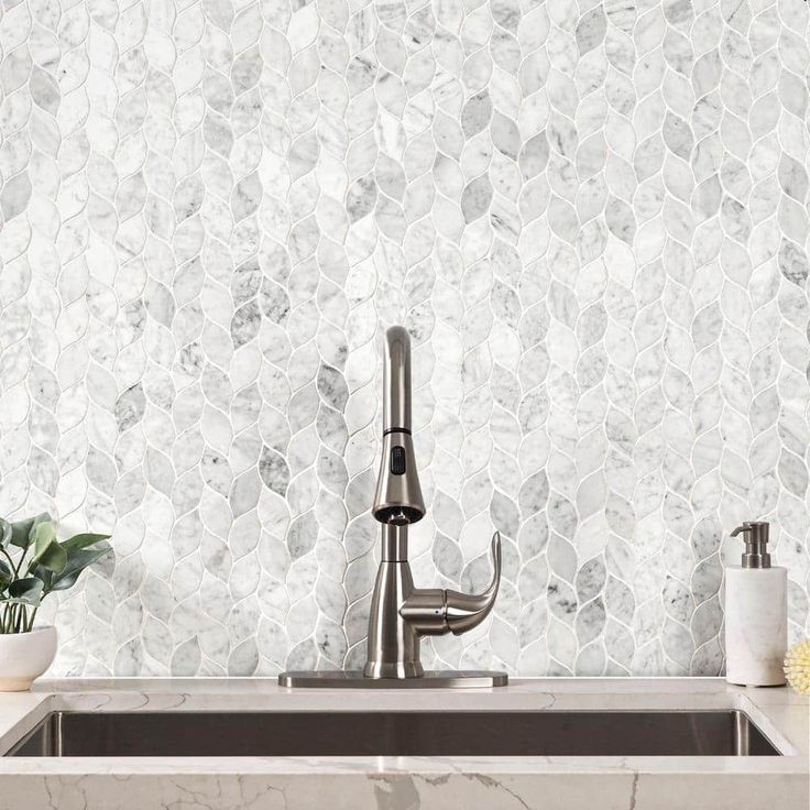 Carrara White Blanco 12 in. x 13 in. Honed Marble Floor and Wall Tile (10.8 sq. ft./Case)