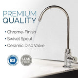 5-Stage Undersink Reverse Osmosis Water Filtration System with 80 GPD RO Membrane