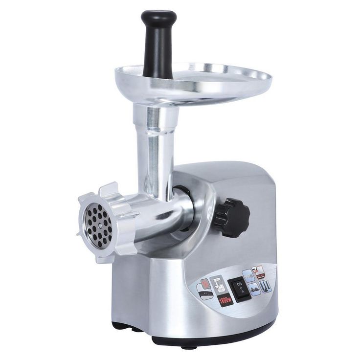 1800-Watt Silver Heavy-Duty Meat Grinder