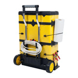 22.5 in. Rolling Stacking Portable Metal Trolley Tool Box - Super Arbor