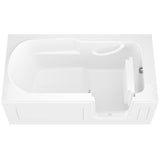 HD Series 60 in. Right Drain Step-In Walk-In Soaking Bath Tub with Low Entry Threshold in White - Super Arbor