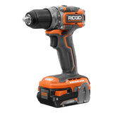 RIDGID 18-Volt SubCompact Brushless Drill/Driver Kit with 3 in. Multi-Material Saw, (2) 2.0 Ah Batteries, Charger and Bag