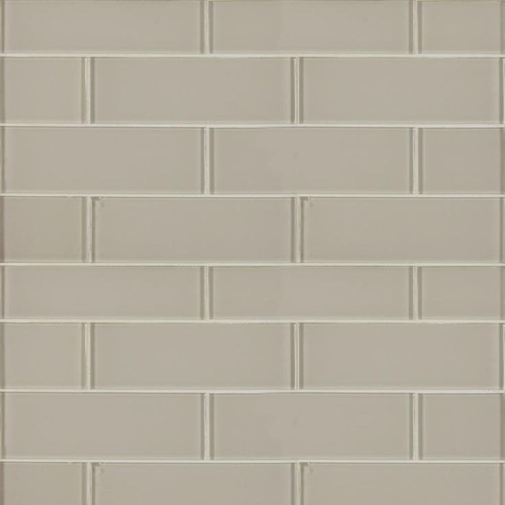 MSI Snowcap 3 in. x 6 in. x 8mm Glass White Subway Tile ( 5 sq. ft./Case )