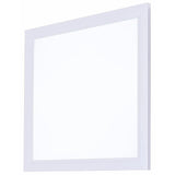 2 ft. x 2 ft. White Edge-Lit 52-Watt 6500K Integrated LED Troffer Flat Panel Flushmount - Super Arbor