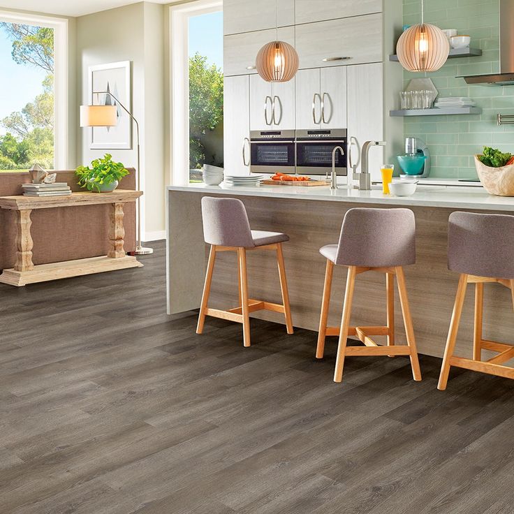 Armstrong Flooring (Sample) Assurity Dark Brown Waterproof Wood Look Interlocking or Glue (Adhesive) Luxury Vinyl Plank