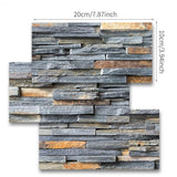 CUH Self-Adhesive Vinyl Flooring Tiles Waterproof Peel and Stick Tiles Wall Stickers for Home Decor,Gray Wood Grain