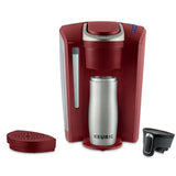 K-Select Vintage Red Single Serve Coffee Maker with Automatic Shut-Off