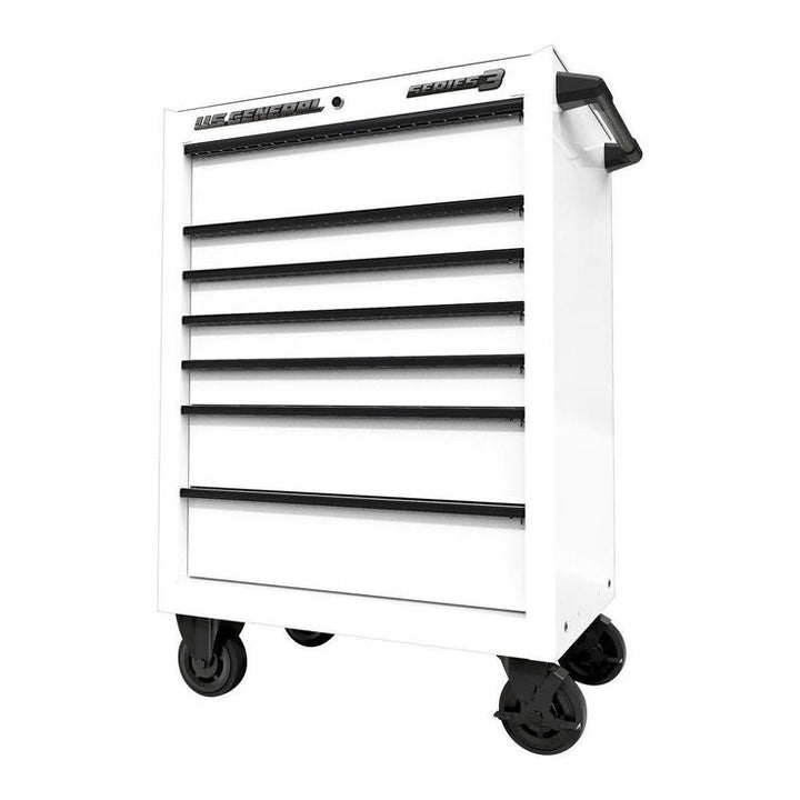 U.S. GENERAL 27 in. x 22 in. Roll Cab, Series 3, White