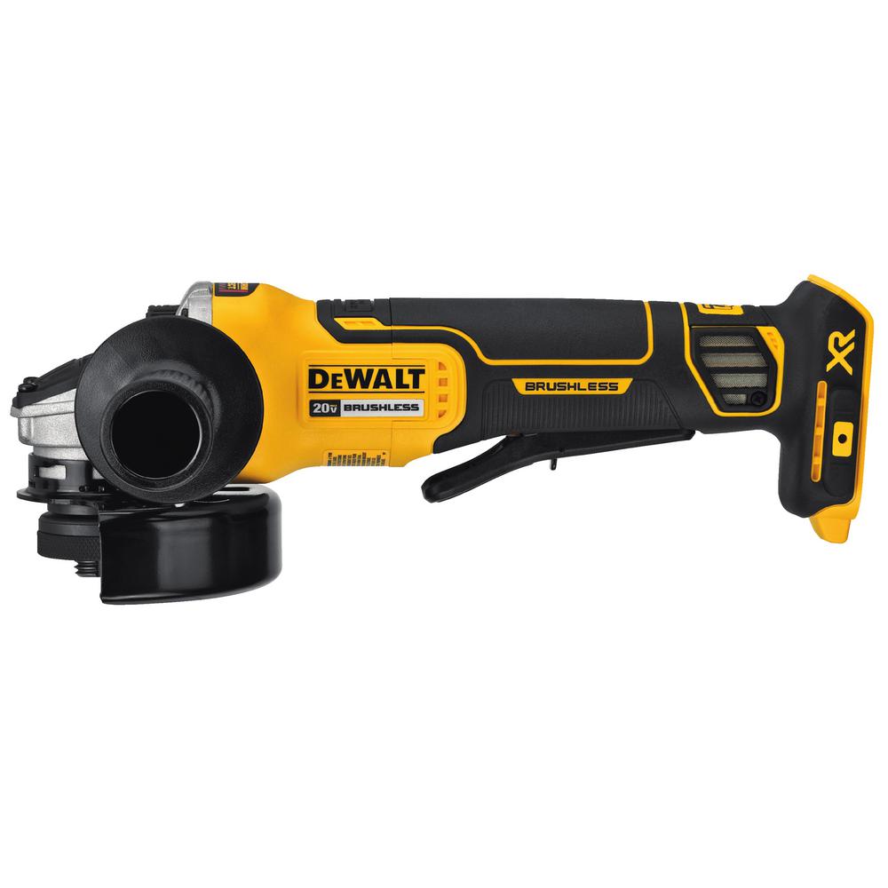 20-Volt MAX Li-Ion Cordless Brushless 4-1/2 in. Angle Grinder (with Brake) with 20-Volt MAX 3.0Ah Battery and Charger