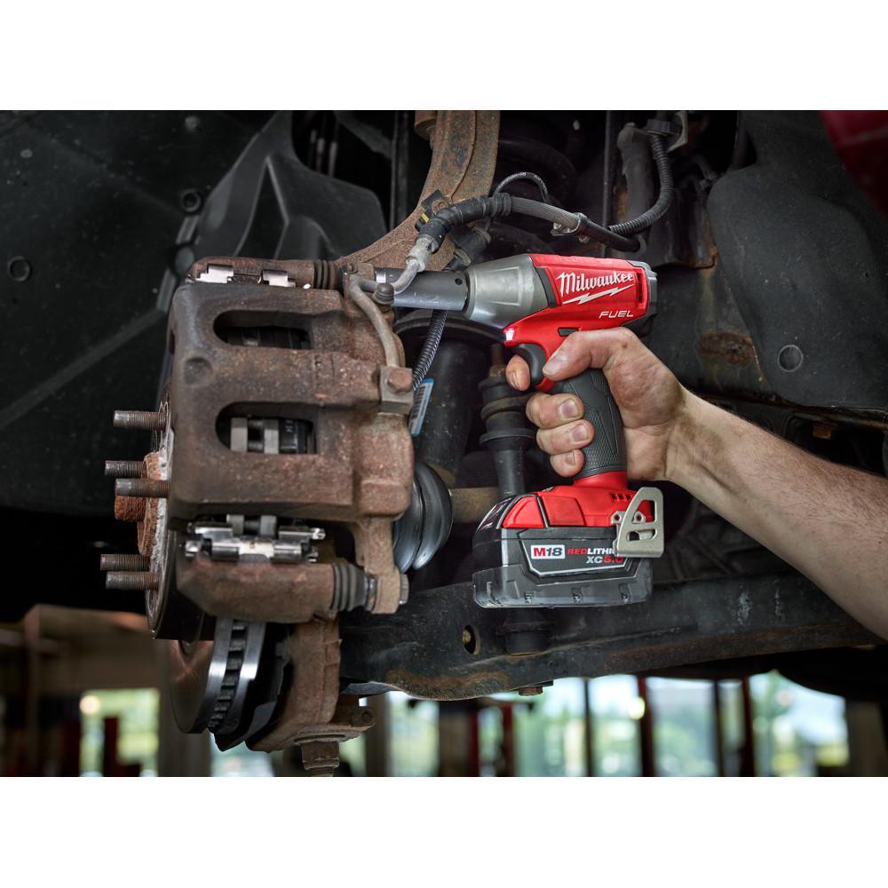 M18 FUEL 18-Volt Lithium-Ion Brushless Cordless 1/2 in. High Torque & Compact Impact Wrench with Friction Ring (2-Tool) - Super Arbor