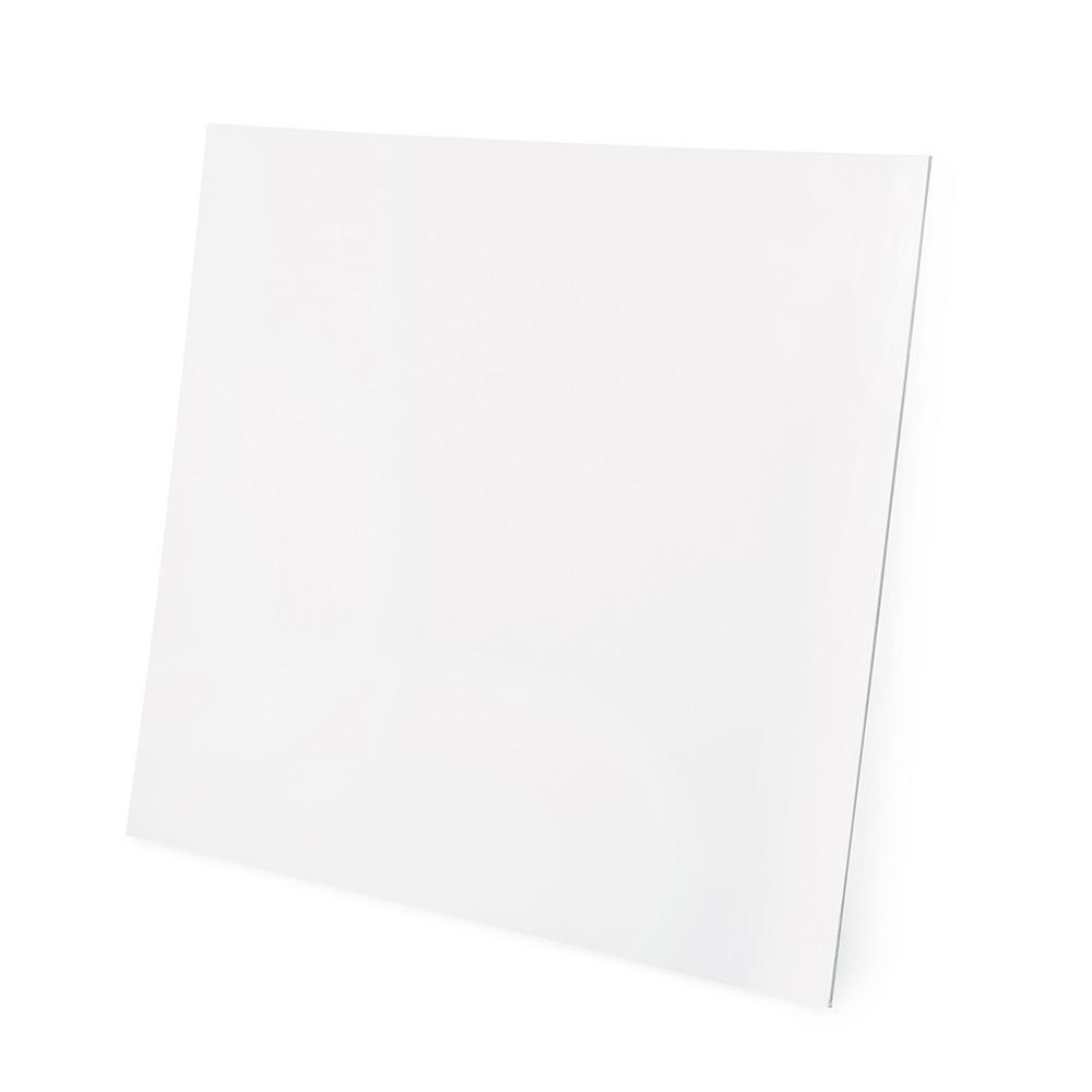 Flat 60 in. W x 90 in. H 8-Piece Glue Up Cultured Marble Alcove Shower Wall Surround in Matte White - Super Arbor