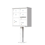 16-Mailboxes 1-Outgoing Mail Compartment 2-Parcel Lockers Pedestal Mount Cluster Box Unit - Super Arbor