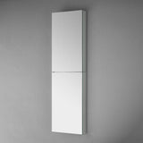 15 in. W x 52 in. H x 5 in. D Frameless Recessed or Surface-Mounted Bathroom Medicine Cabinet - Super Arbor