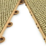 Greatmats ClickBase Tan Hobnail Textured Loop 12.125 in. x 12.125 in. x 9/16 in. Raised Snap Together Carpet Tiles (20 Tiles/Case)